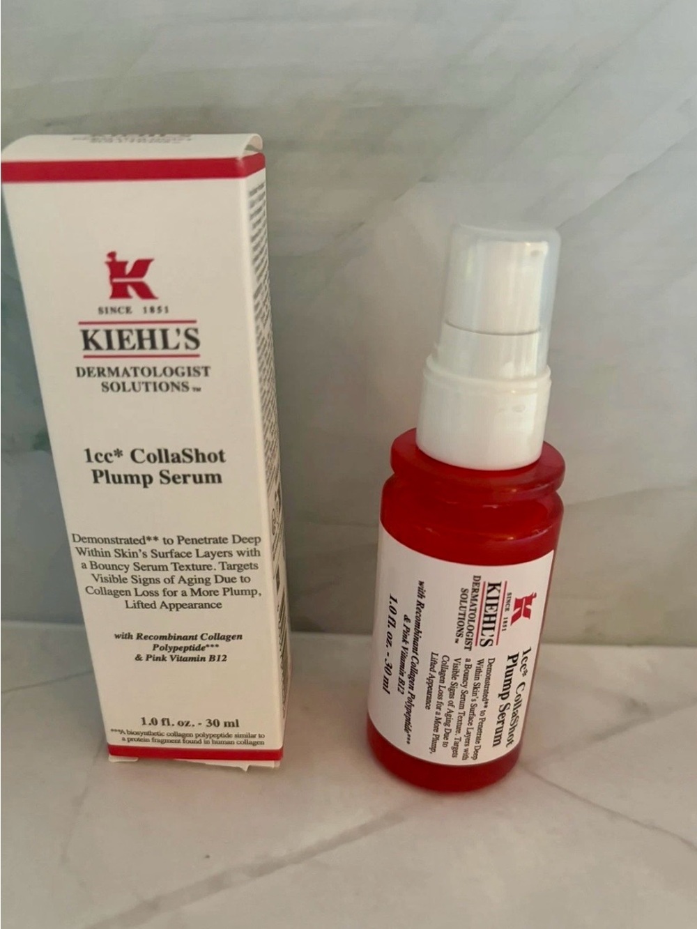 Kiehl's 1cc CollaShot Plumping SERUM 1.7oz/50ml NEW IN BOX